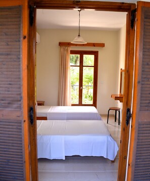 2 Schlafzimmer, Bettwäsche aus ägyptischer Baumwolle