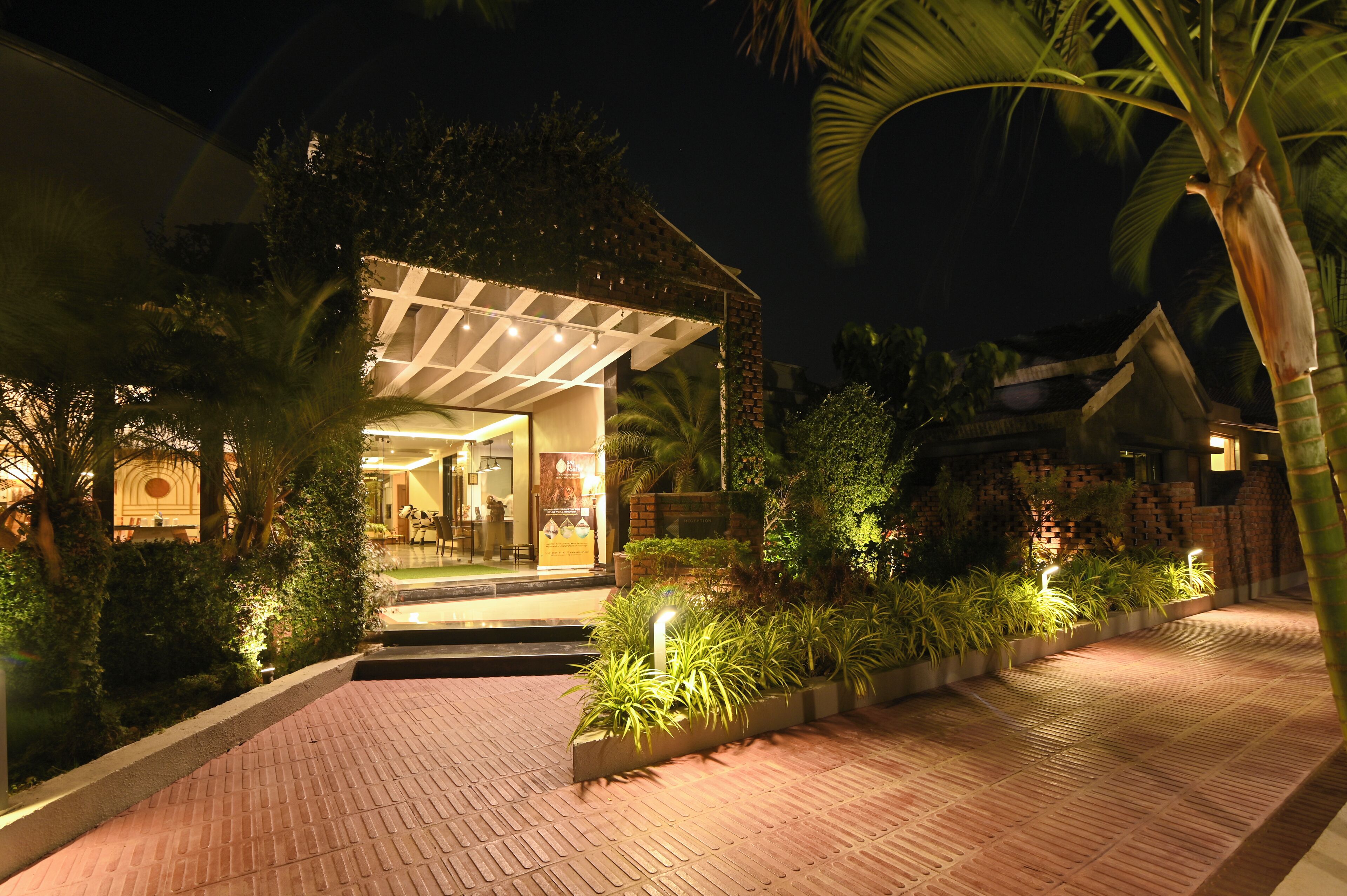 Entrada de la propiedad