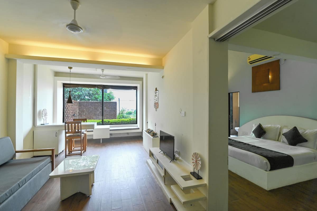 Suite ejecutiva | 1 habitación, decoración personalizada y muebles diferentes