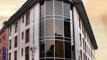 Façana frontal de l'allotjament