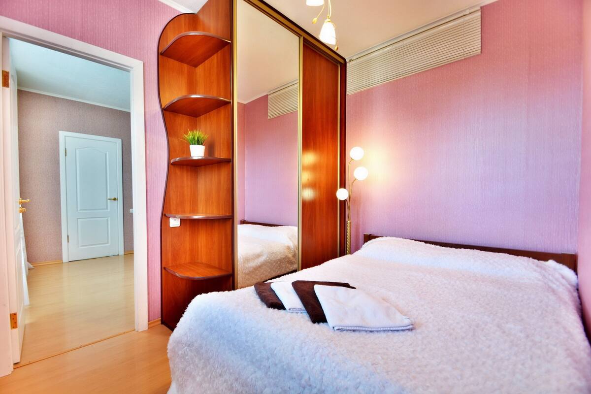 Căn hộ (Nezavisimosty prospect 52/4) | 1 phòng ngủ, bàn ủi/dụng cụ ủi quần áo 