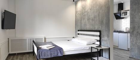 Appartement (Gikalo street 8) | 1 slaapkamer, een strijkplank/strijkijzer, gratis wifi, beddengoed