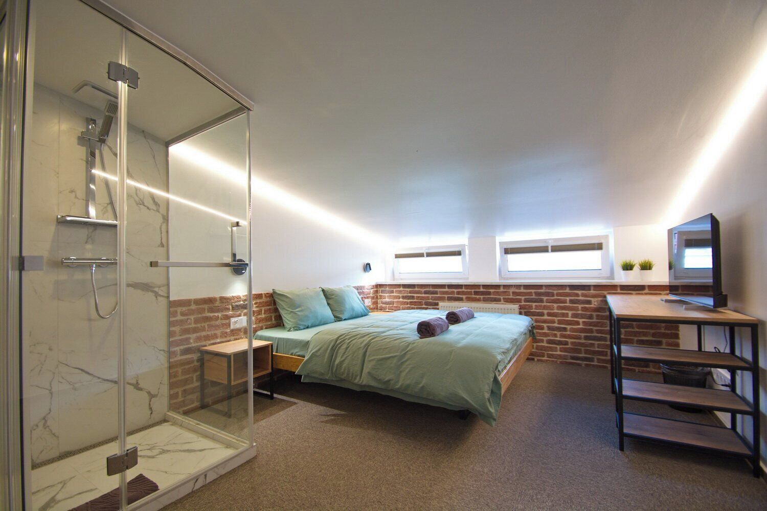 Deluxe-rum - icke-rökare - utsikt mot innergården | Strykjärn/strykbräda, gratis wi-fi och sängkläder