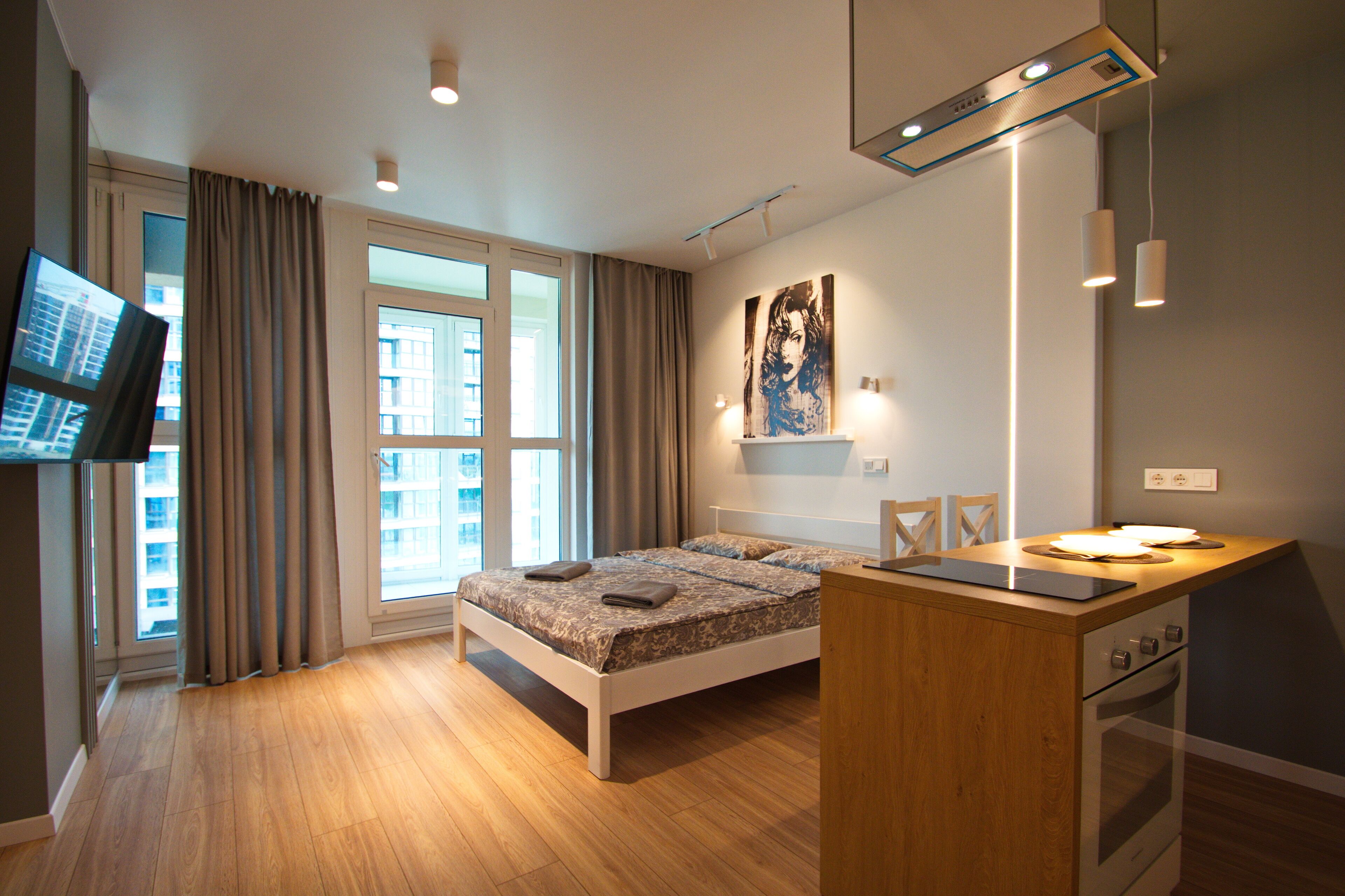 Departamento Deluxe | Tabla de planchar con plancha, wifi gratis y ropa de cama 