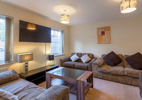 Resortwoning | Woonruimte | Een flatscreentelevisie