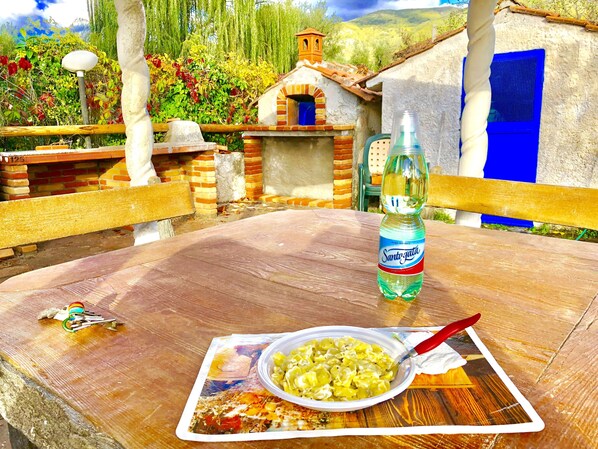 Restauration en plein air