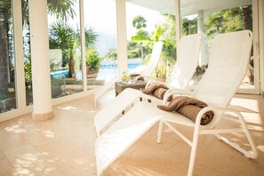 Sauna, poreallas, höyrysauna