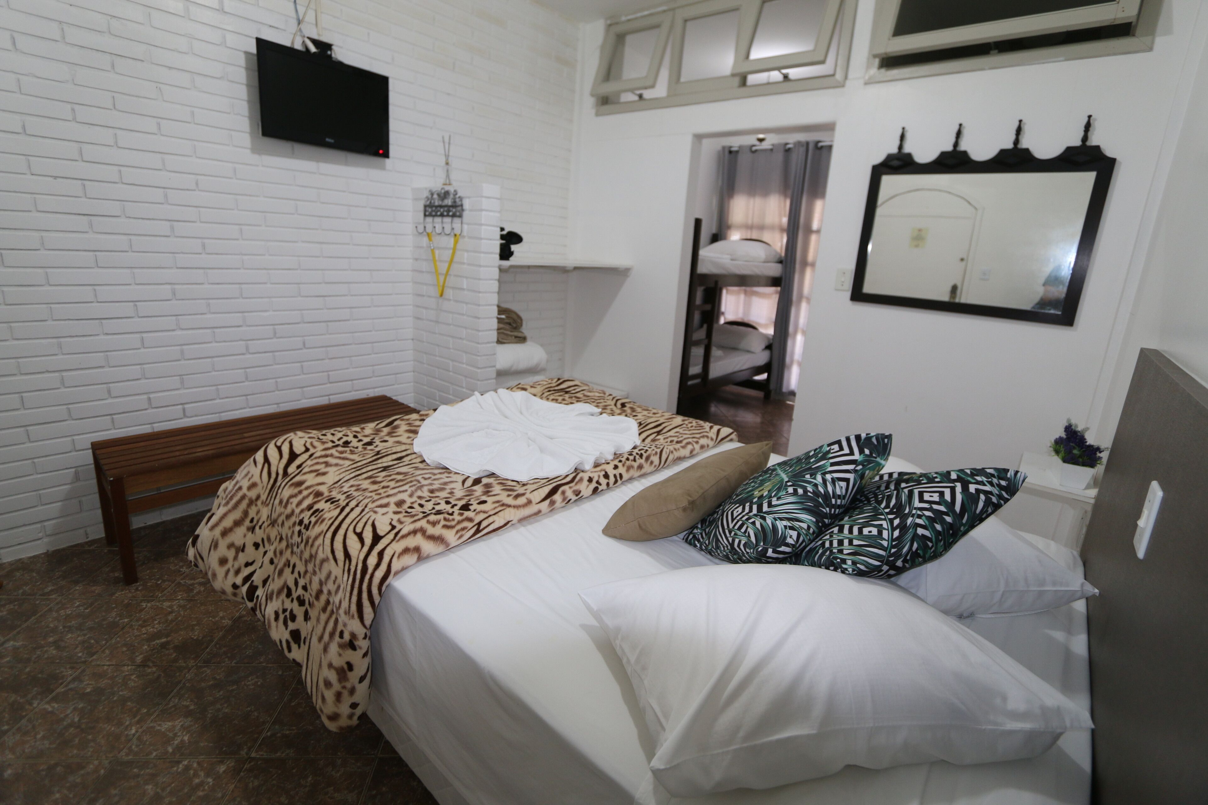 Blackout drapes, free WiFi, bed sheets