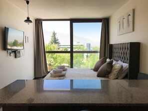 60-inch flat-screen TV with satellite channels, TV, Netflix - Majestic Studio Acquisition (Santiago)