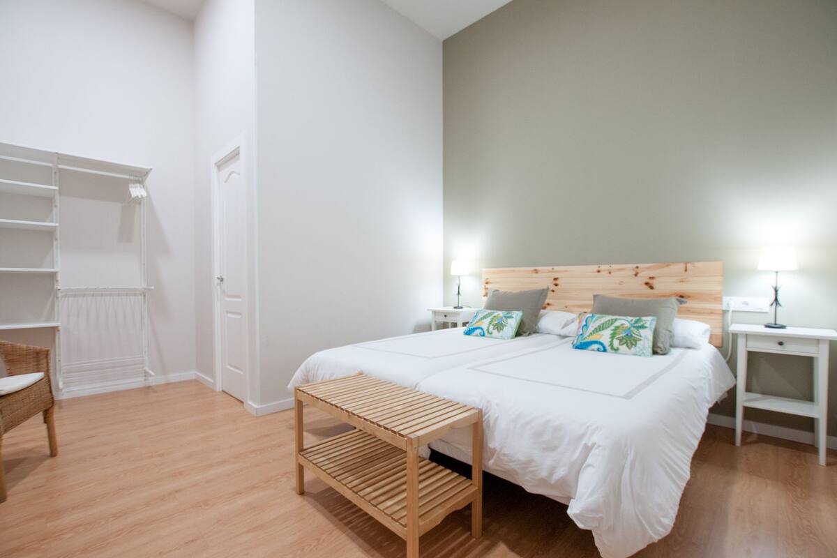 Habitación estándar con 2 camas individuales (Aloe Vera) | Cortinas opacas, tabla de planchar con plancha, cunas gratuitas