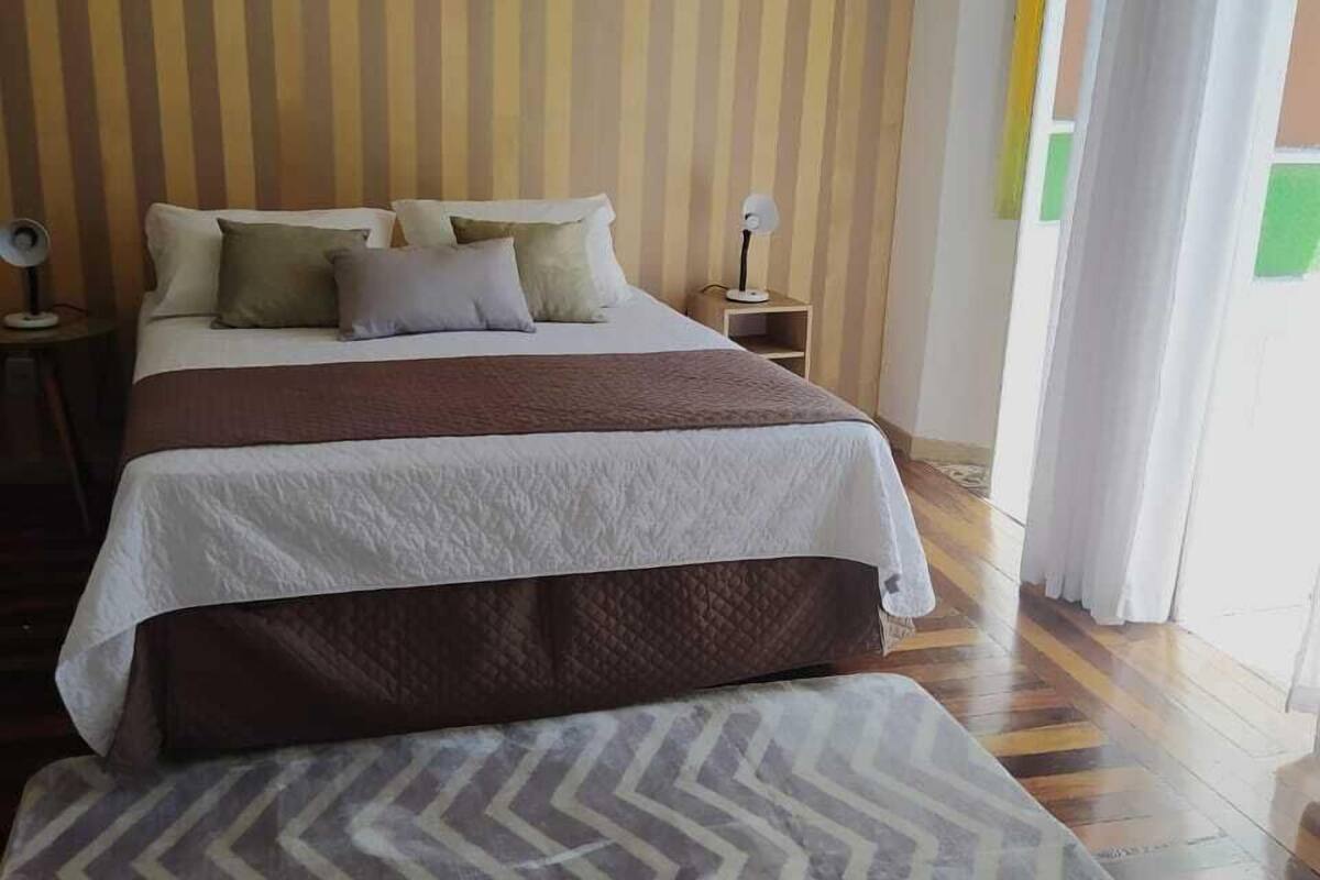 panoramic triple room, city view | desk, laptop workspace, free wifi, bed sheets