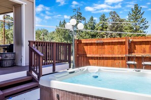 House, Multiple Beds, Hot Tub, Mountain View (1798) | Terrace/patio - Maple Ridge View # 1798 (Big Bear City)