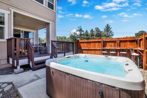 House, Multiple Beds, Hot Tub, Mountain View (1798) | Terrace/patio - Maple Ridge View # 1798 (Big Bear City)