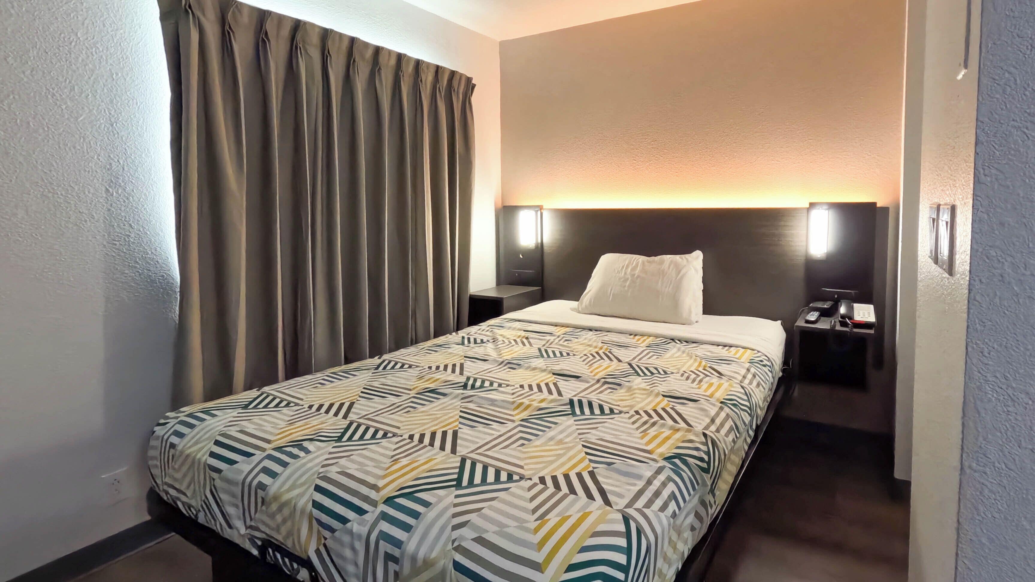 Desk, blackout drapes, free WiFi, bed sheets