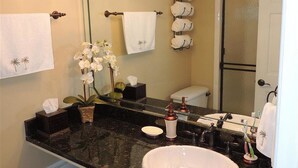 Condo, 3 Bedrooms | Bathroom | Towels - Brigadune #14a Ocean Front (Myrtle Beach)