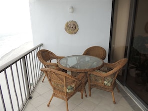 Condo, 3 Bedrooms | Balcony - Brigadune #14a Ocean Front (Myrtle Beach)