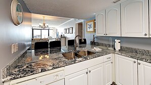 Condo, 3 Bedrooms | Private kitchen - Brigadune #12f Ocean Front (Myrtle Beach)