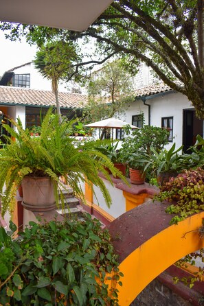 Terrace/patio - Hostal Riviera Sucre (Otavalo)