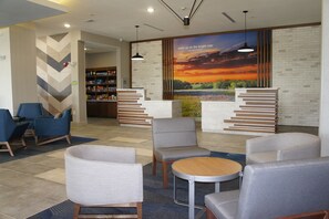 Sitteområde i lobbyen