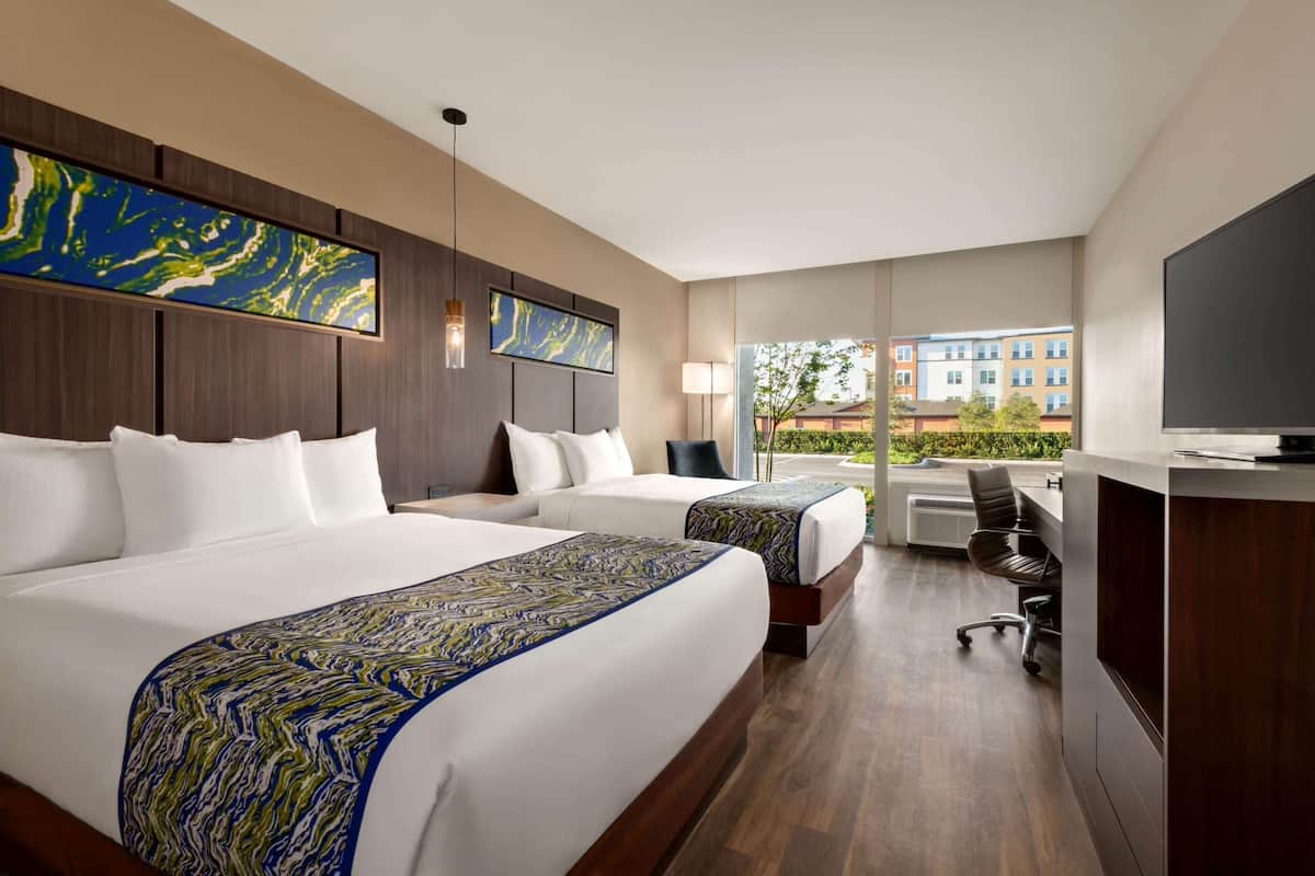 In-room safe, desk, laptop workspace, blackout drapes