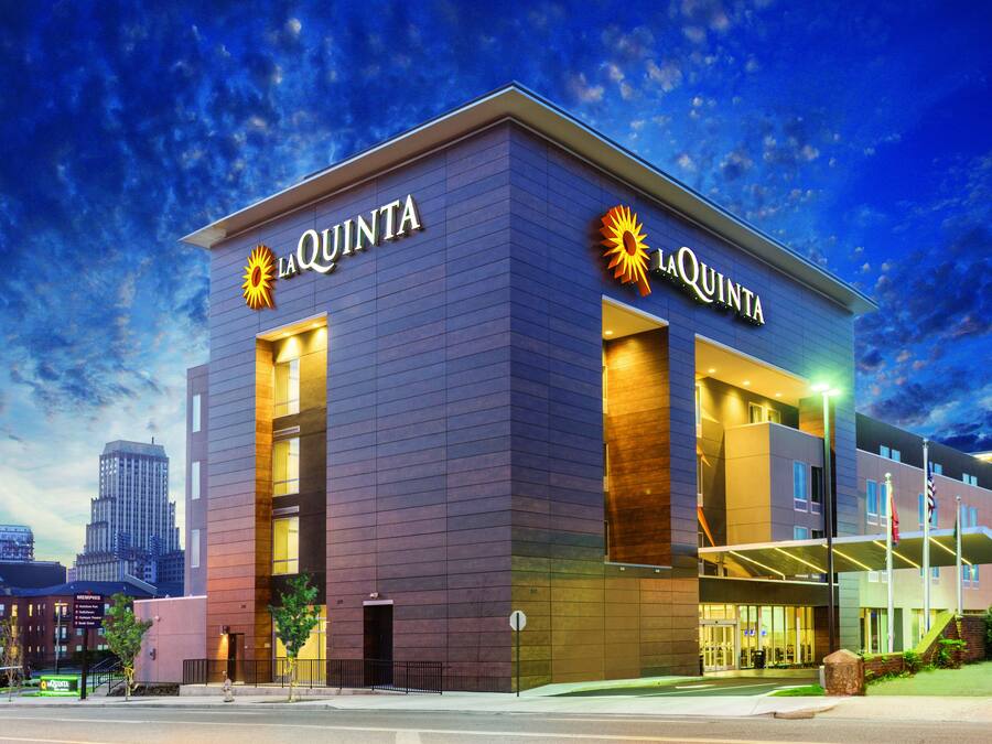 Front of property – evening/night