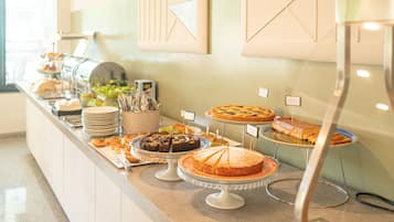 Daily buffet breakfast (EUR 8 per person)