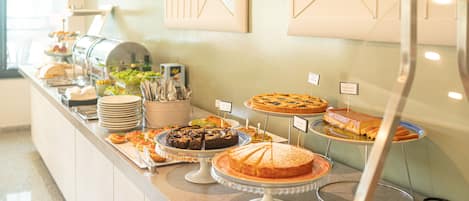 Daily buffet breakfast (EUR 8 per person)
