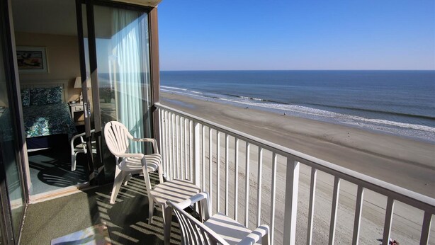 Condo, 2 Bedrooms | Balcony - Sands Beach Club #814 Ocean Front (Myrtle Beach)