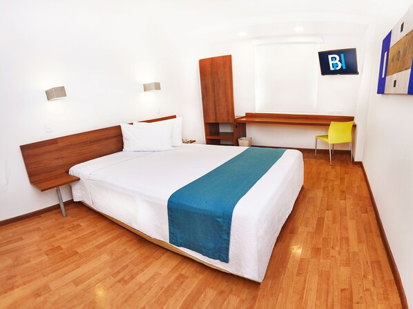 Premium bedding, individually decorated, individually furnished, desk