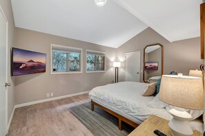 4 bedrooms, iron/ironing board, travel cot, WiFi