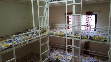 Family Shared Dormitory | Individually decorated, individually furnished, free WiFi, bed sheets