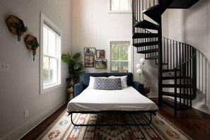 1 bedroom, iron/ironing board, travel crib, WiFi