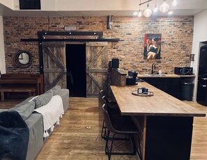 Interior - Best location! Historic 1200sf new remodel close to train sleeps 6-8 (Durango)