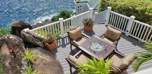 Outdoor dining - SPECTACULAR OCEAN FRONT VILLA     (charlotte amalie)