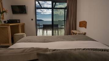 Superior Penthouse with Panoramic Sea View | Premium bedding, pillow-top beds, in-room safe, desk