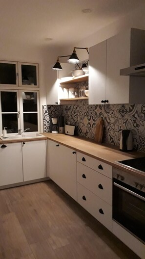 Kühlschrank, Ofen, Herdplatte, Geschirrspüler