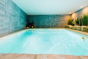 Piscine couverte, piscine chauffée