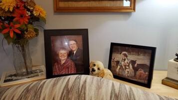 1 makuuhuone, silitysrauta/-lauta, vauvan matkasänky, ilmainen Wi-Fi