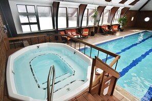 Indoor pool, a heated pool