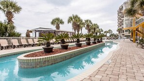 Indoor pool, outdoor pool