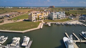 Unclassified image, 3 of 63, button - Waterfront Lux Private hot tub & elevator, marina (Port Aransas)