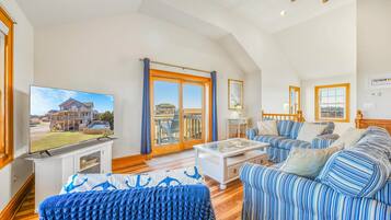 Télévision, lecteur de DVD, chaîne hi-fi