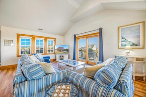 TV, DVD player, stereo