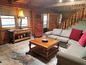 TV, fireplace, offices