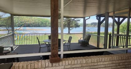 LAKEFRONT with Breathtaking Views of Lake Chatuge and Blue Ridge Mountains!
