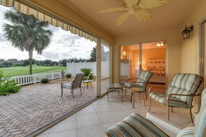 Terrace/patio - The Villages Home on Golf Course Near Lake Sumter! (The Villages)