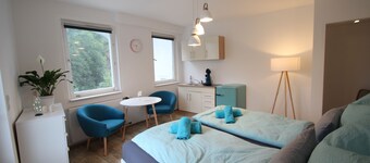 Nice, bright apartment with bathroom and terrace