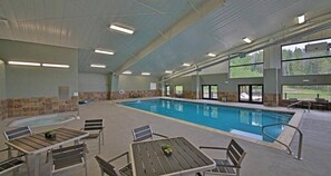 Indoor pool, a heated pool