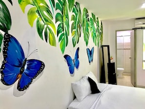 Habitación estándar (Morpho azul) | Camas extra, wifi gratis y ropa de cama