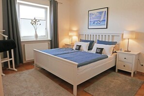 1 غرفة نوم ومكواة/لوح كي وواي فاي مجانًا وملاءات أسرّة